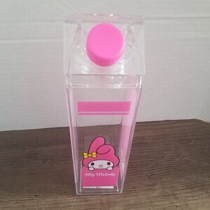 Hello Kitty & Friends My Melody Milk Carton Water Bottle